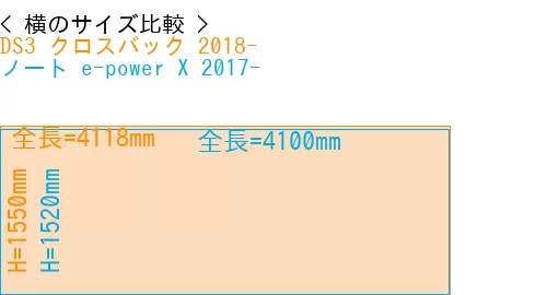 #DS3 クロスバック 2018- + ノート e-power X 2017-